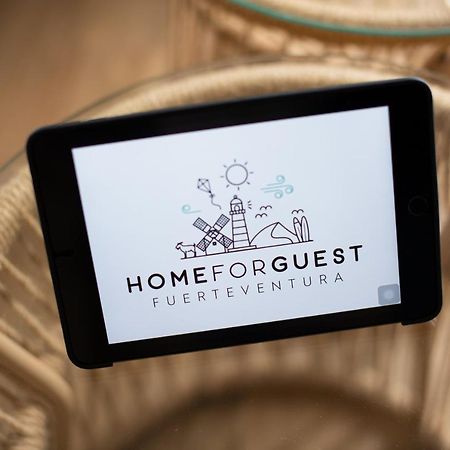 Homeforguest Modern And New Beachfront Apartment La Oliva Eksteriør bilde